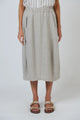 Naturals By O&J Linen Skirt in Mousse 