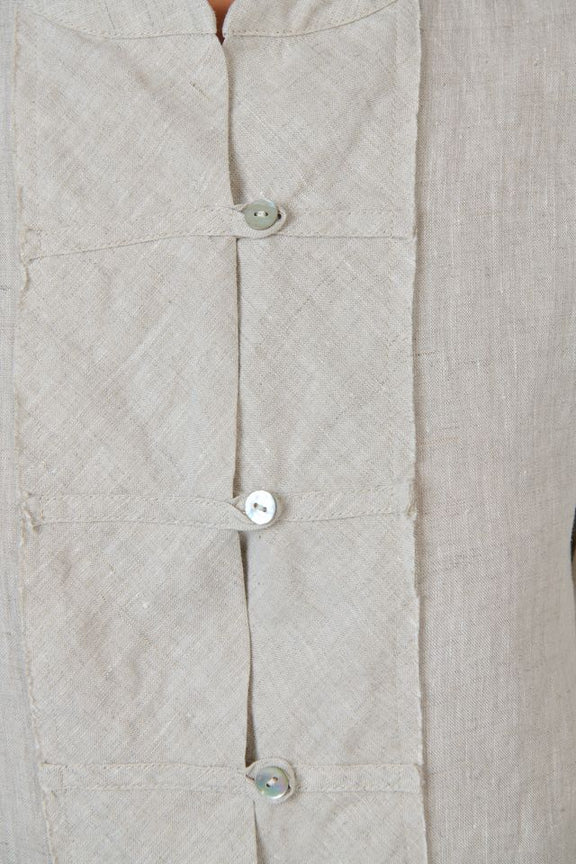 Naturals By O&J Linen Top | Sand