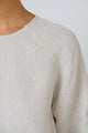 Naturals By O&J Linen Top |Sand
