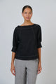 Naturals By O&J Poplin Top in Black