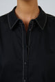 Naturals By O&J Poplin Top | Black