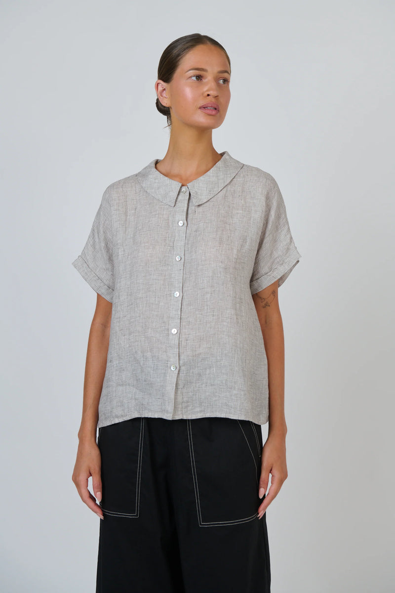 Naturals by O&J GA314 Chai Linen Shirt 