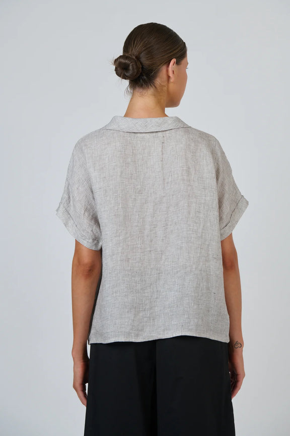 Naturals by O&J GA314 Chai Linen Shirt