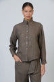 Naturals By O&J Linen Top | Cigar