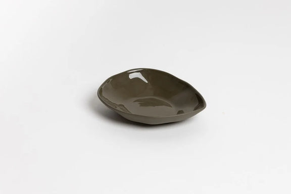 Ned Collections Haan Condiment Olive Green Dish