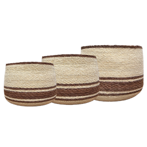 Bear+Fox Large Eloise Bulb Basket In Pecan 