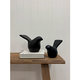 Bear+Fox Kiki Bird in Black 17cm
