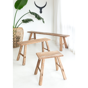 Parnell Co Teak Bench Small Natural