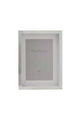 Photo Frame | Chrome+White 5x7"