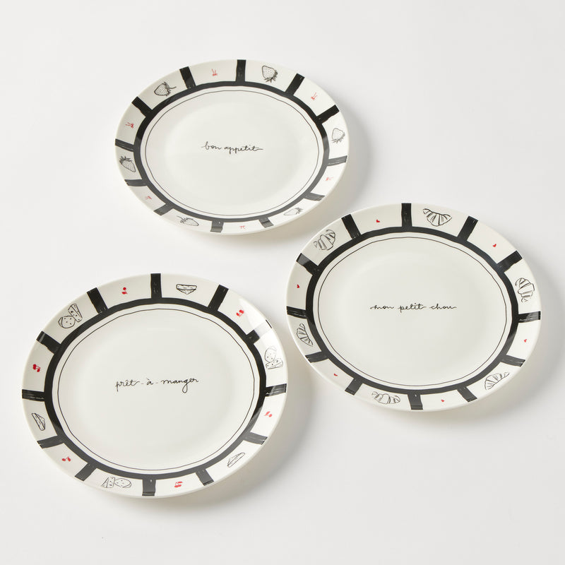 Bistro Blanc Side Plate | Assorted Designs