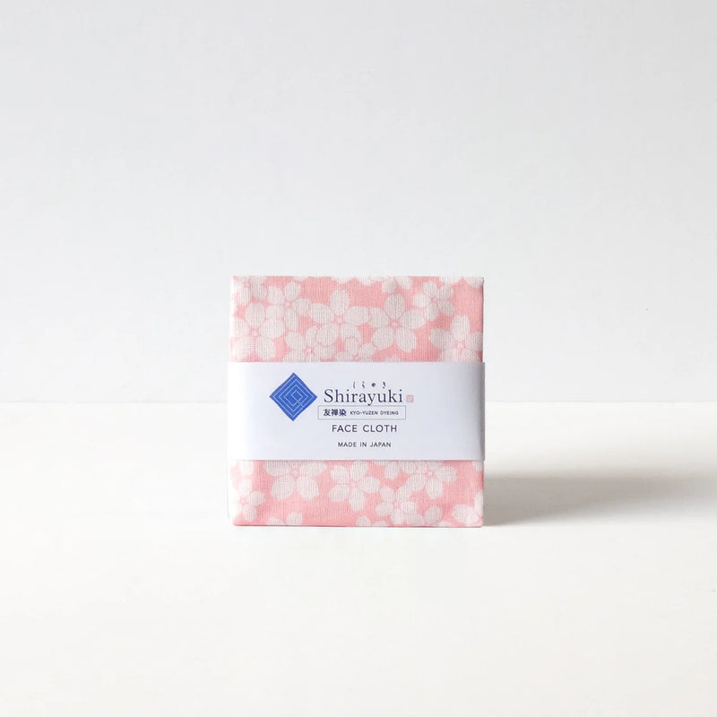 Naibu | Cherry Blossom Face Cloth in Pink