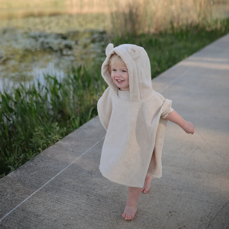 Mushie | Bear Poncho Towel