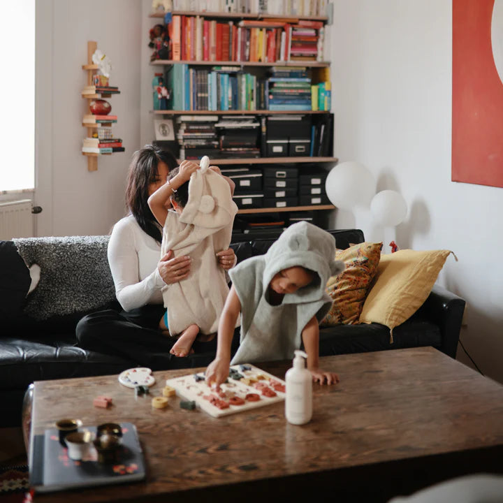 Mushie | Bear Poncho Towel