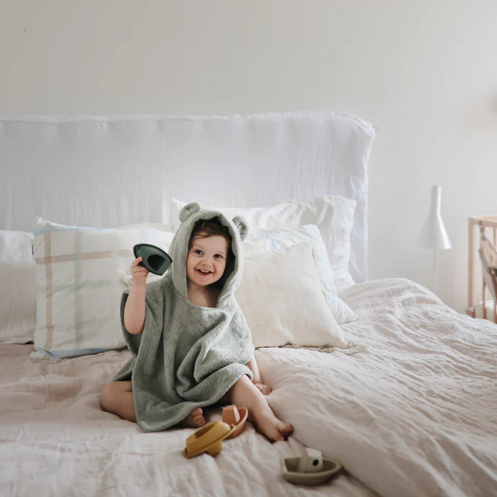 Mushie | Bear Poncho Towel