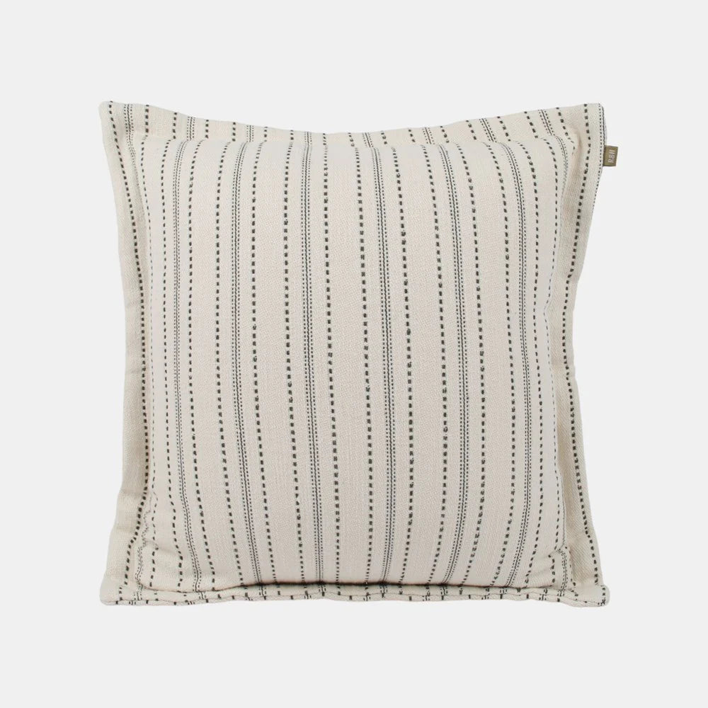 Raine & Humble Berry & Bug Textured Stripe Cushion Cover | Olive