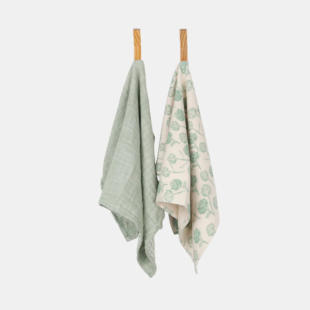 Raine & Humble | Tea-Towel Aqua Strom Set2