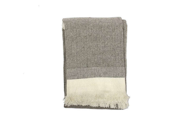 Raine & Humble | Heavy Herringbone Throw