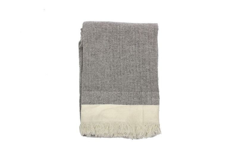 Raine & Humble | Heavy Herringbone Throw