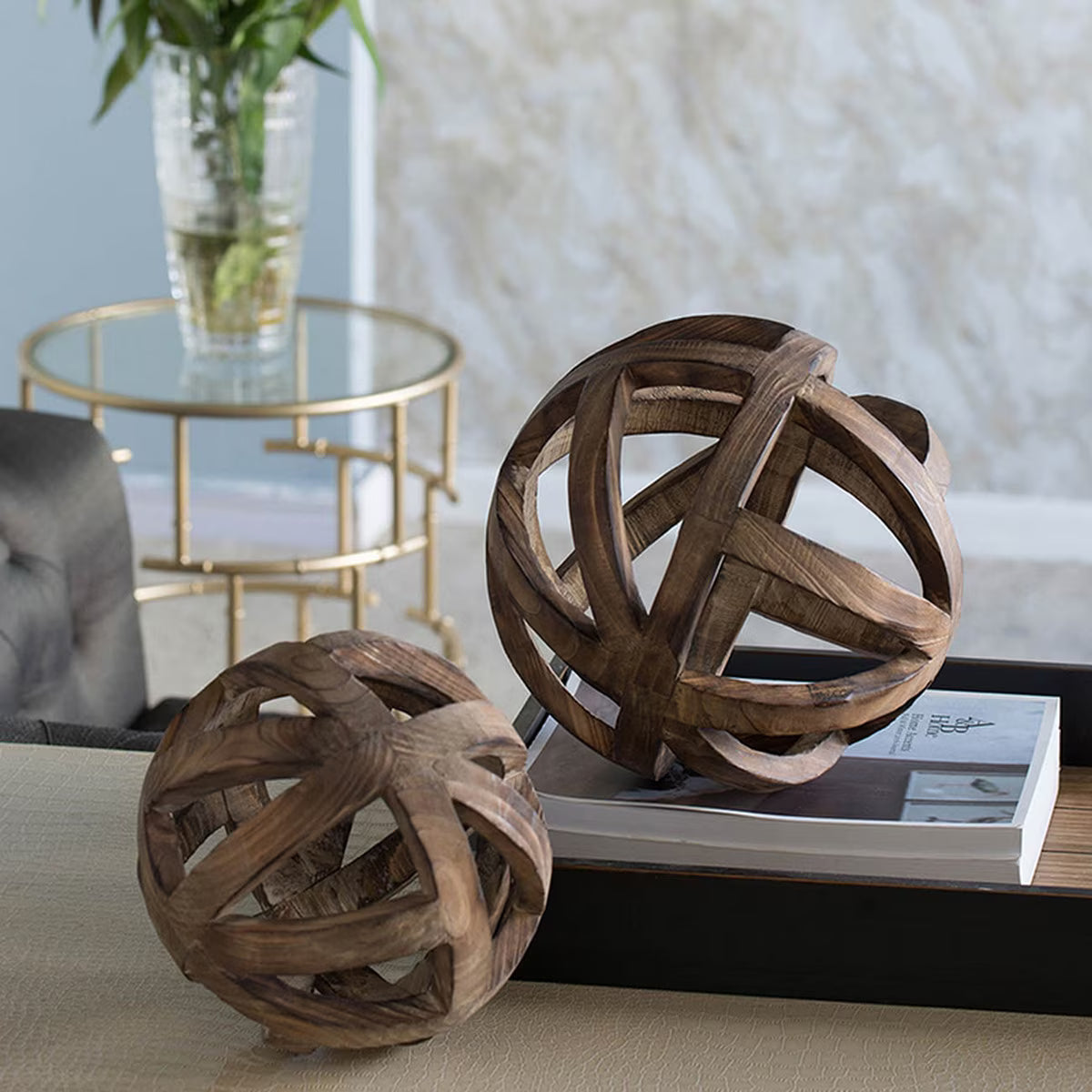 Ravello Wooden Orb