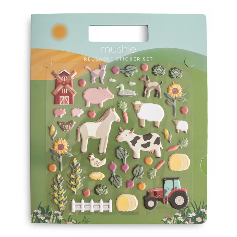 Mushie | Reusable Sticker Set (Farm)