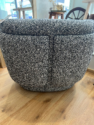 Robert Mark Canyon Swivel Chair Black & White Fleck