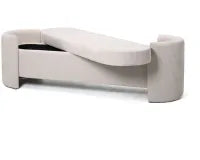 Jamilla Storage Bench | Oatmeal