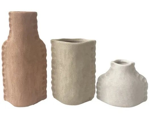 Pinched Stoneware Vase | Set3