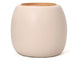 Tub Side Table + Storage | Beige
