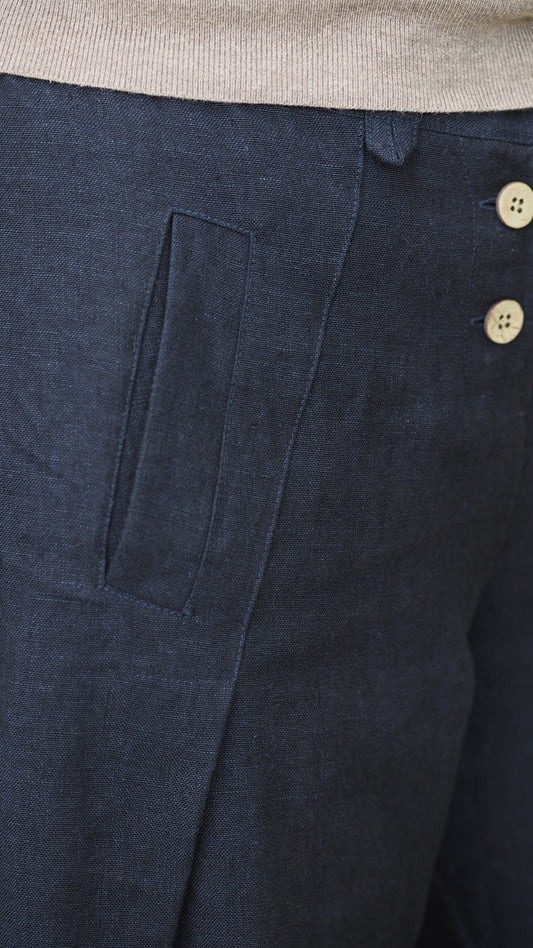 Rogue Linen Maple Pant | Heavy Weight Indigo