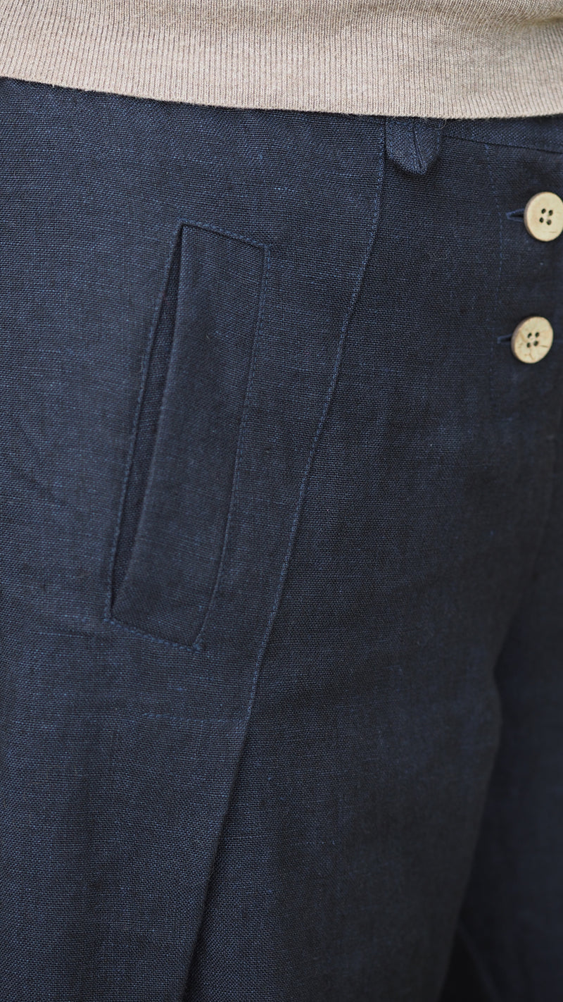 Rogue Linen Maple Pant | Heavy Weight Indigo