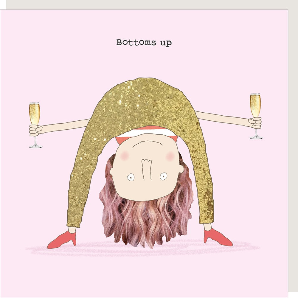 Bottoms Up Birthday Card | Rosie Made A Thing