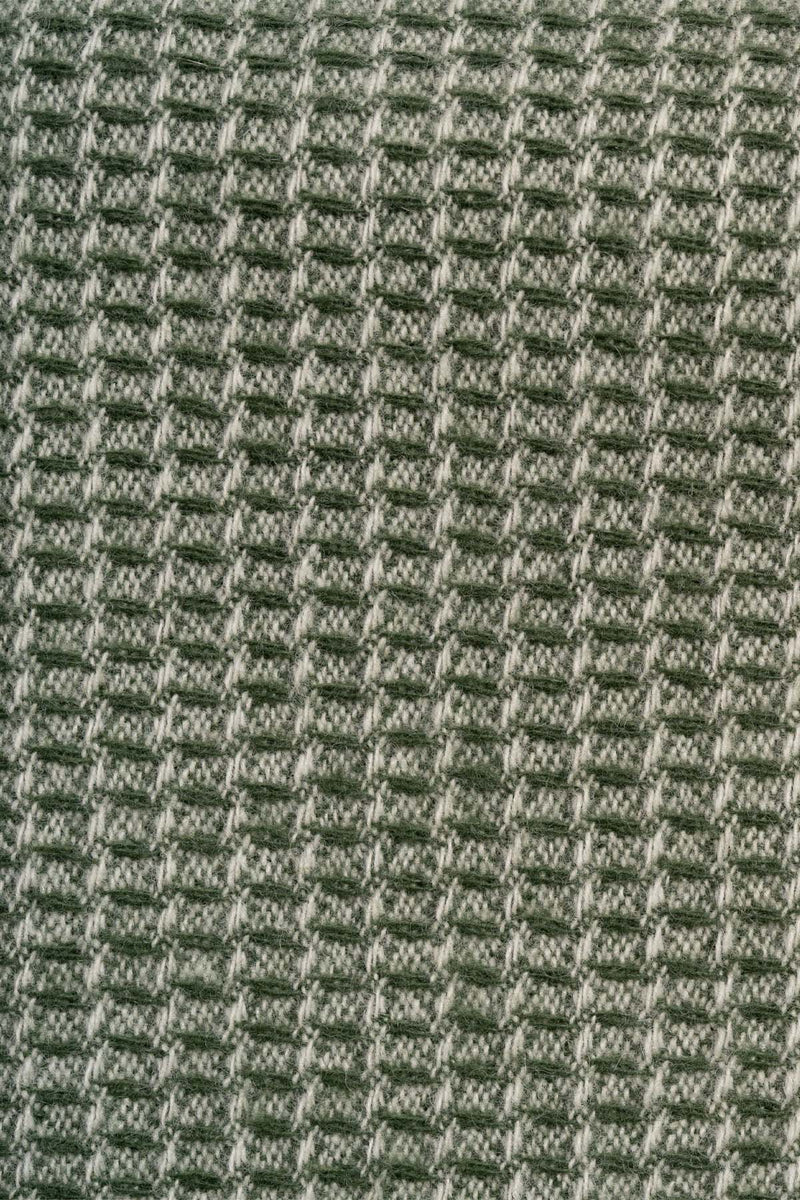 Ruanui Station Olive Green Wool Throw