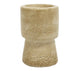 Travertine Look Candle | 9cm