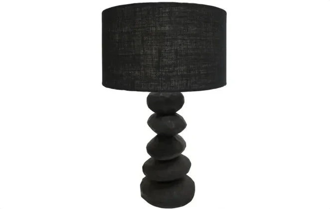 Boulder Wooden Table Lamp