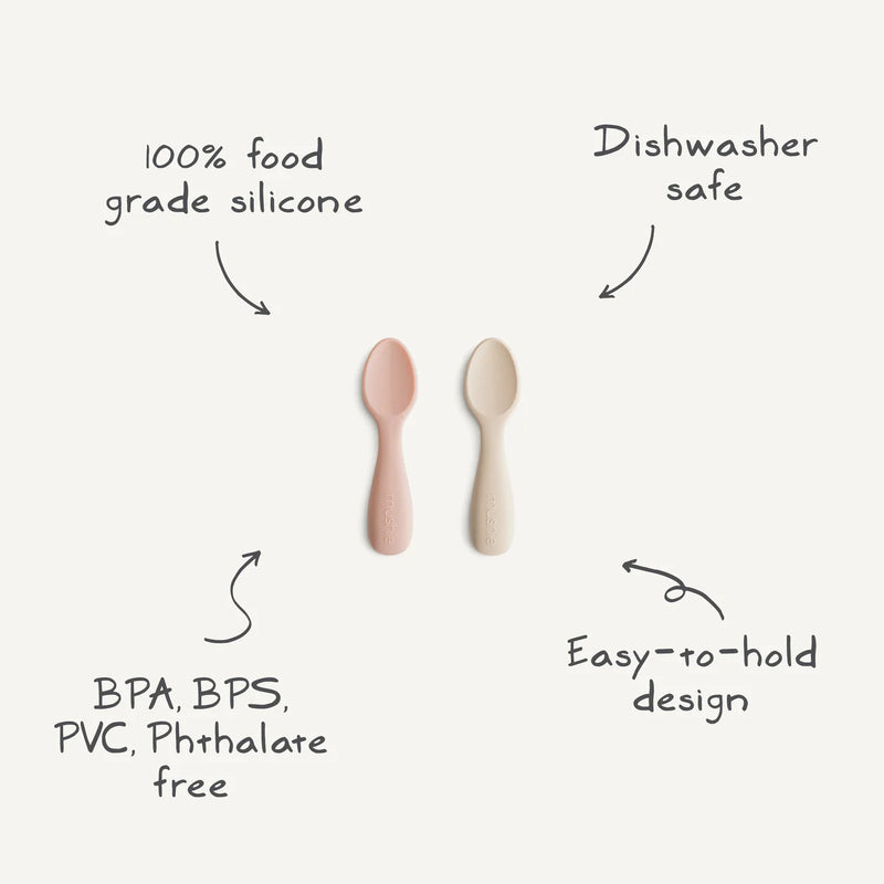 Mushie | Toddler Starter Spoon Pack