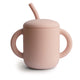 Mushie | Silicone Training Cup + Straw