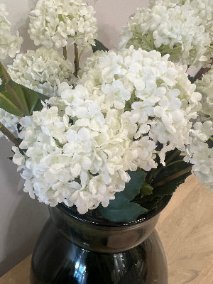 Snow Ball White Flower Stem 