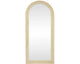 Arc Wooden Mirror | White Wash