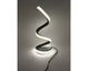 LED Light Swirl Design USB Powered Black Metal Base ABS Plastic in Black & White