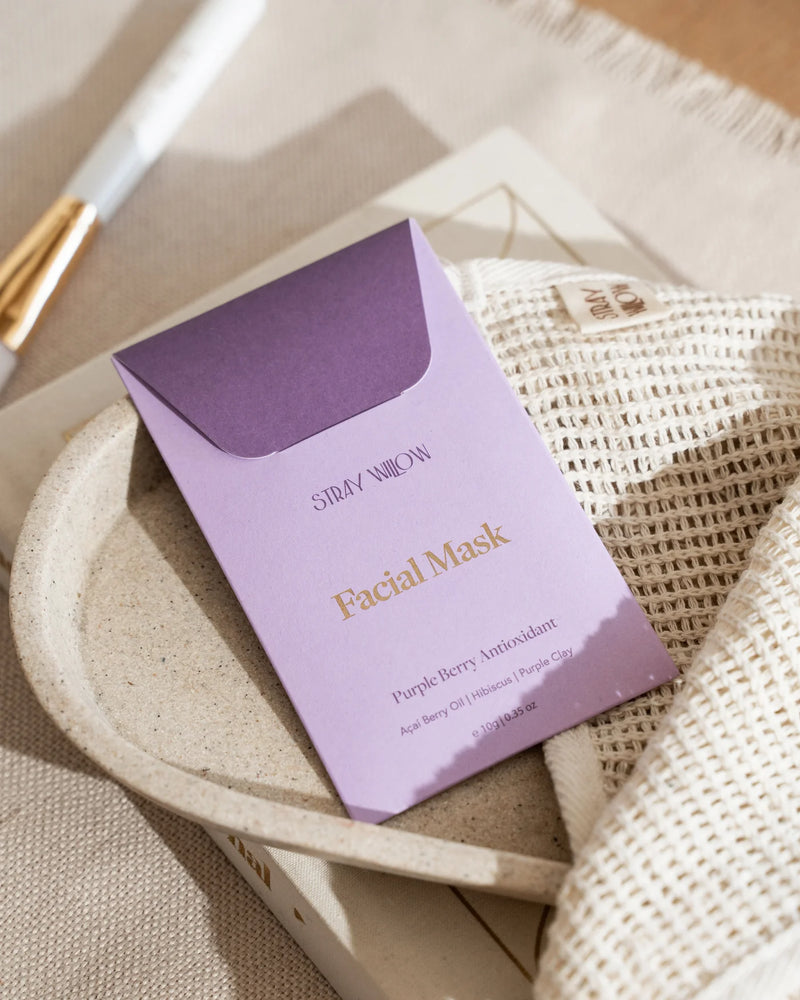 Stray Willow Facial Mask | Purple Berry