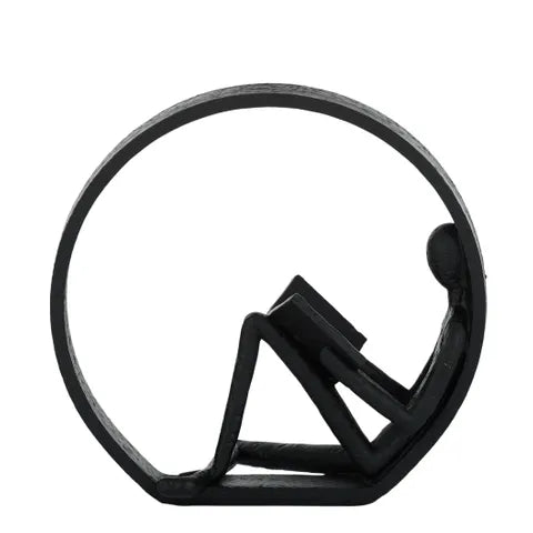 Studious Resin Sculpture | Black