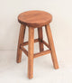 Tall Wooden Round Stool