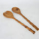 Teak Bamboo Salad Servers