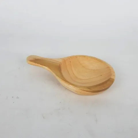 Teak Pinch Bowl with Handle