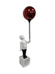 Boy Holding Red Balloon Figurine 