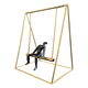Small Person Sitting on a Swing 