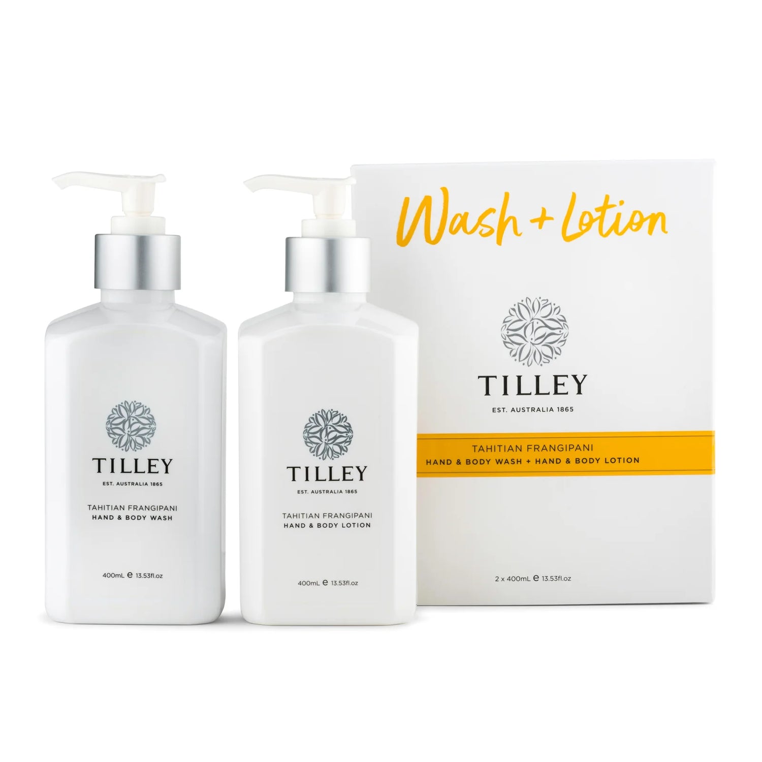 Tilley Hand & Body Gift Set |. Tahitian Frangipani