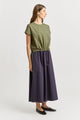 Toorallie Cotton Draw String Top | Olive