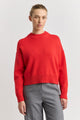 Toorallie Drop Shoulder Crew | Poppy