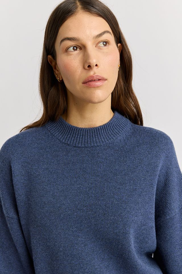 Toorallie Drop Shoulder Crew | Galaxy
